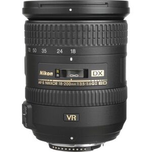 Nikon Black AF-S DX 18-200mm VR Zoom Lens